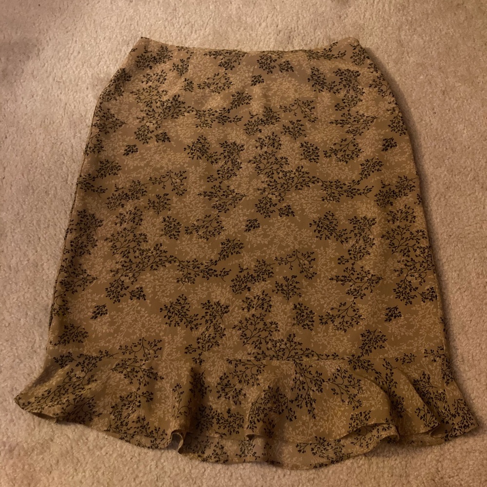 Ann Taylor Slip midi skirt